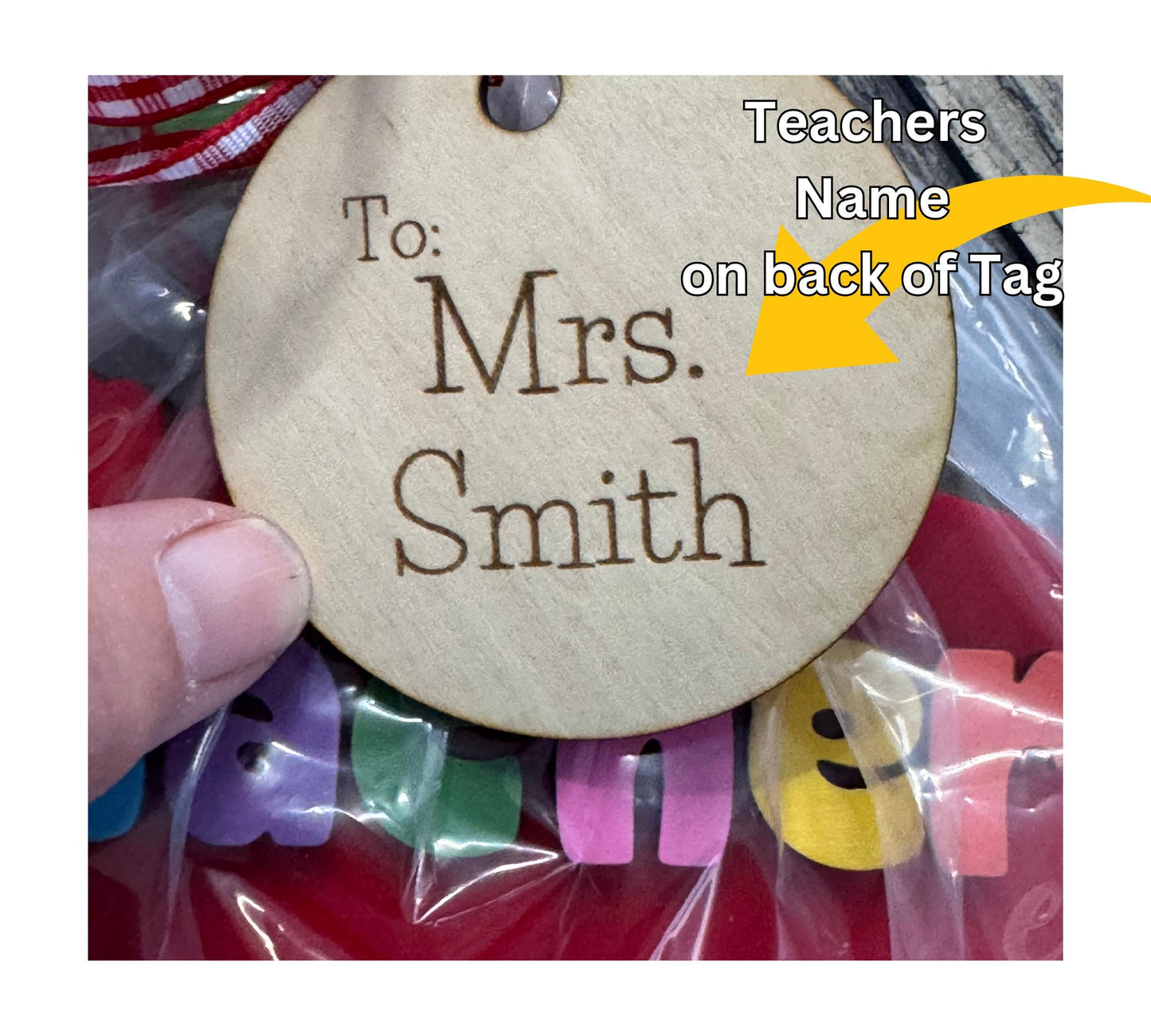 Personalized Teacher gift Custom Sticky notepad Holder Teacher name gift student gift for Teacher Teacher appreciation gift end of school