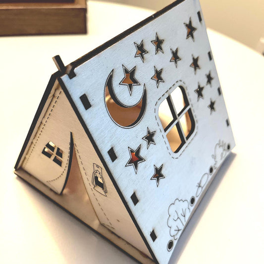DIY Wooden Night Light unique craft project for Church groups families or kids Personalize your own  Teacher craft project Rustic decor