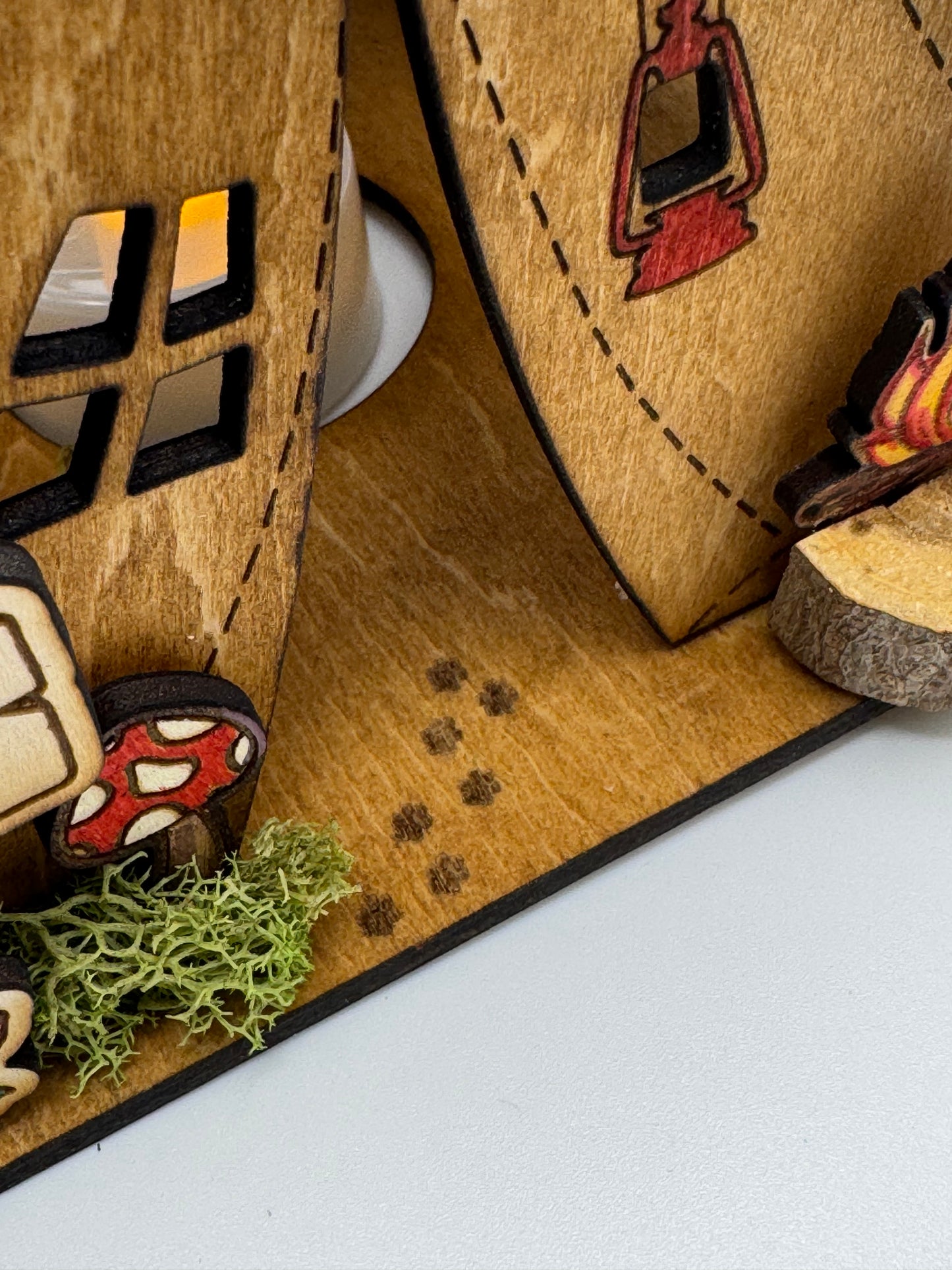 Personalized National Park Themed wooden Tent Night Light, keepsake Unique gift Wedding Showers
